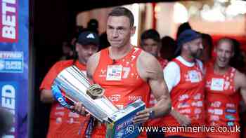 Sir Kevin Sinfield makes final gesture to cheering fans after completing latest epic challenge