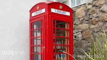'Dilapidated' phone box transformed into library