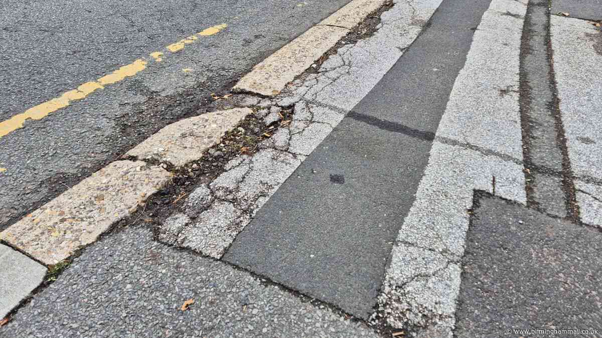 Residents of Solihull 'with potholes everywhere' call road AND footpaths to be resurfaced