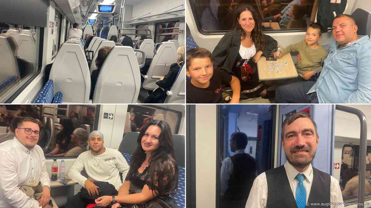 Die Kotztüte immer griffbereit: Eindrücke aus dem nächtlichen Wiesn-Zug nach Augsburg