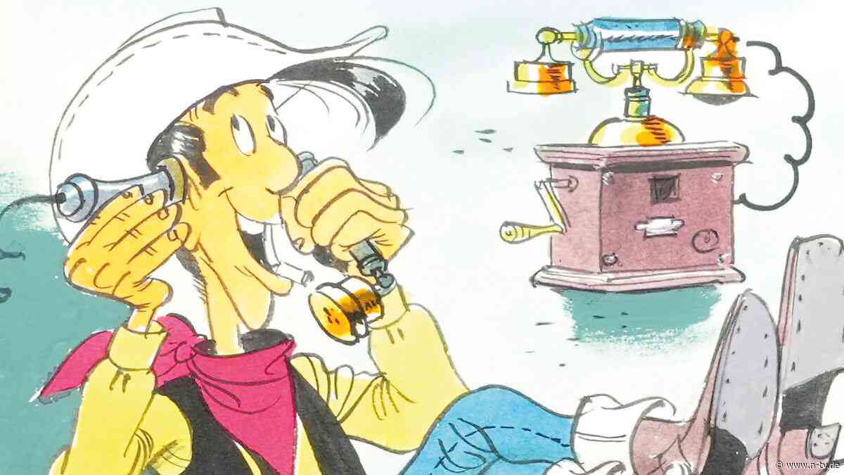 Kleine Ausstellungs-Sensation: Zum 80. Geburtstag reitet Lucky Luke in Berlin ein