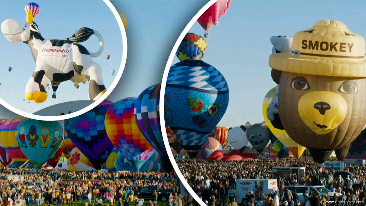 Honderden luchtballonnen stijgen op tijdens grootste luchtballonfestival ter wereld