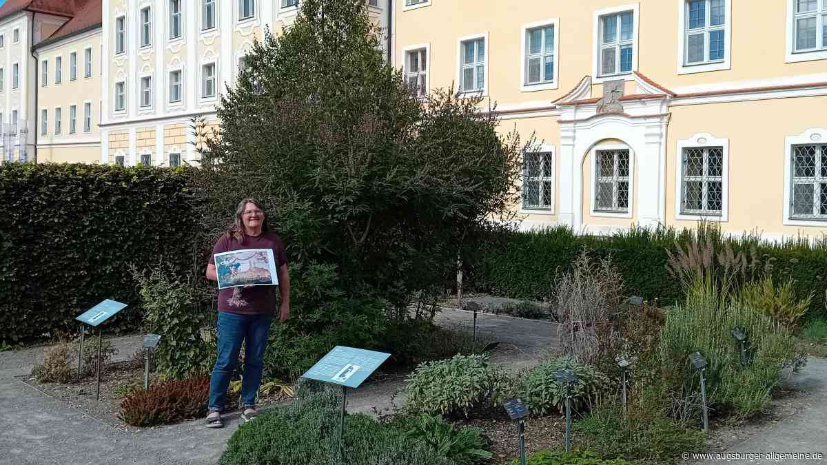 Riechen und probieren erlaubt: Sie bringt den Roggenburger Klostergarten zum Leben