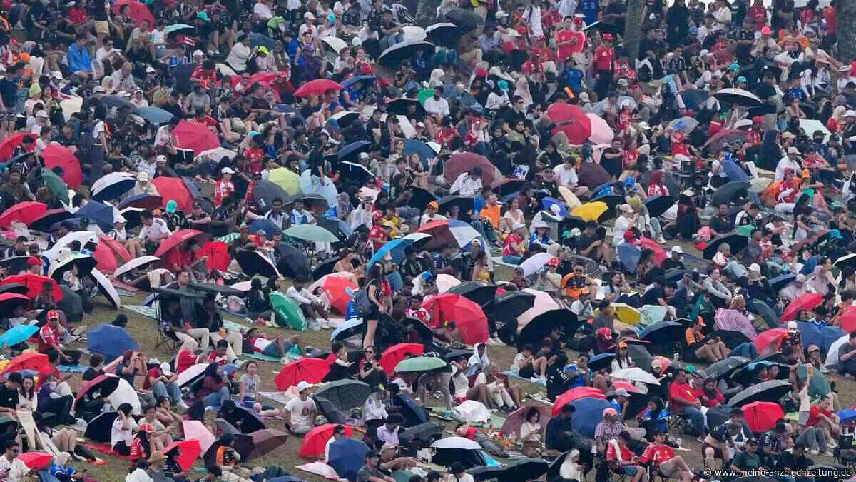 Wolkenbrüche in Sepang: Formel-1-Start verzögert sich