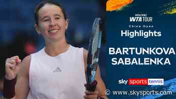 Young Czech star Bartunkova stuns Sabalenka at China Open