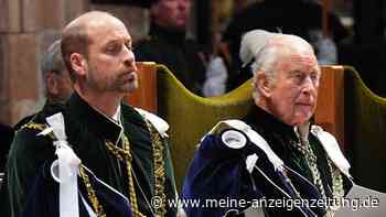 Zwischen König Charles und Prinz William brodelte es wohl