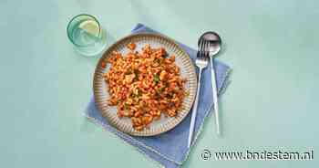 Wat Eten We Vandaag: Macaroni in tomaten-paprikasaus met tofu