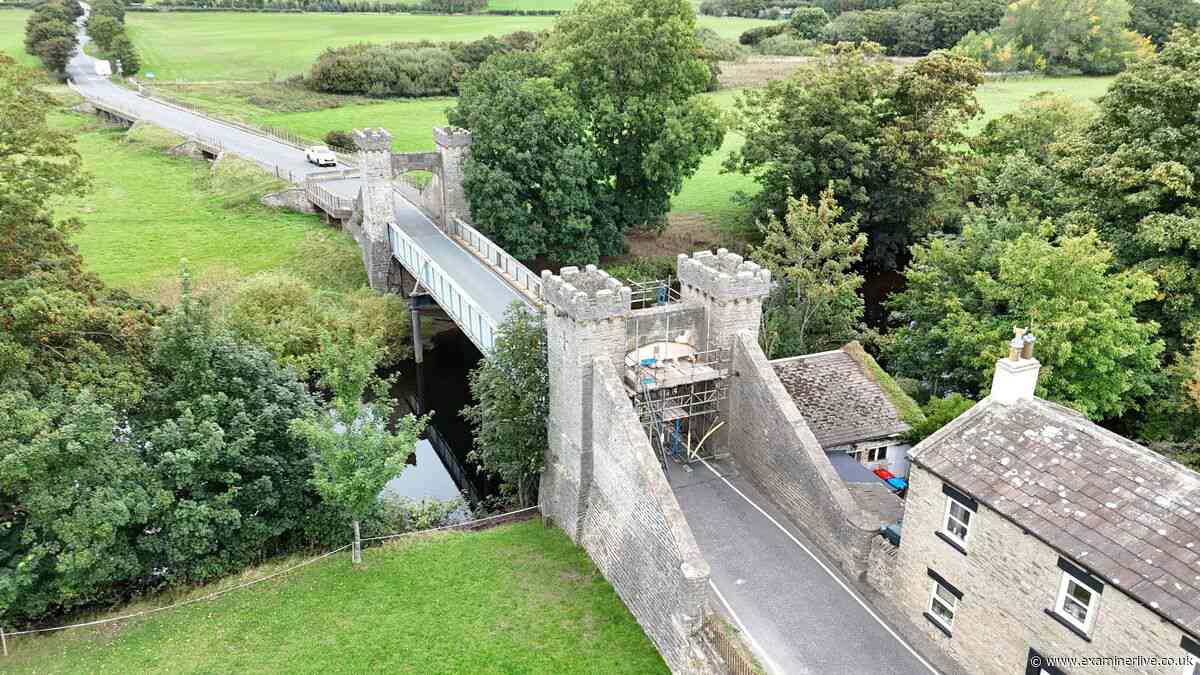 Historic Yorkshire bridge's arches could be raised 10 inches after lorry smash