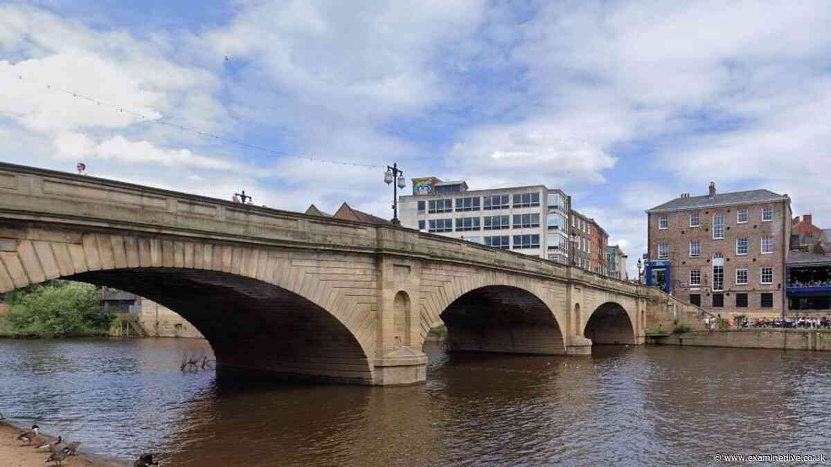 York bridge shut as teenage girl brought to safety