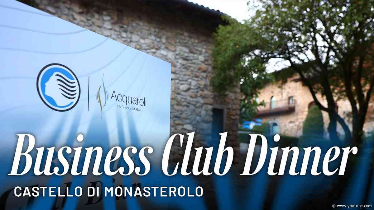 Il Castello di Monasterolo ha ospitato la Business Club Dinner