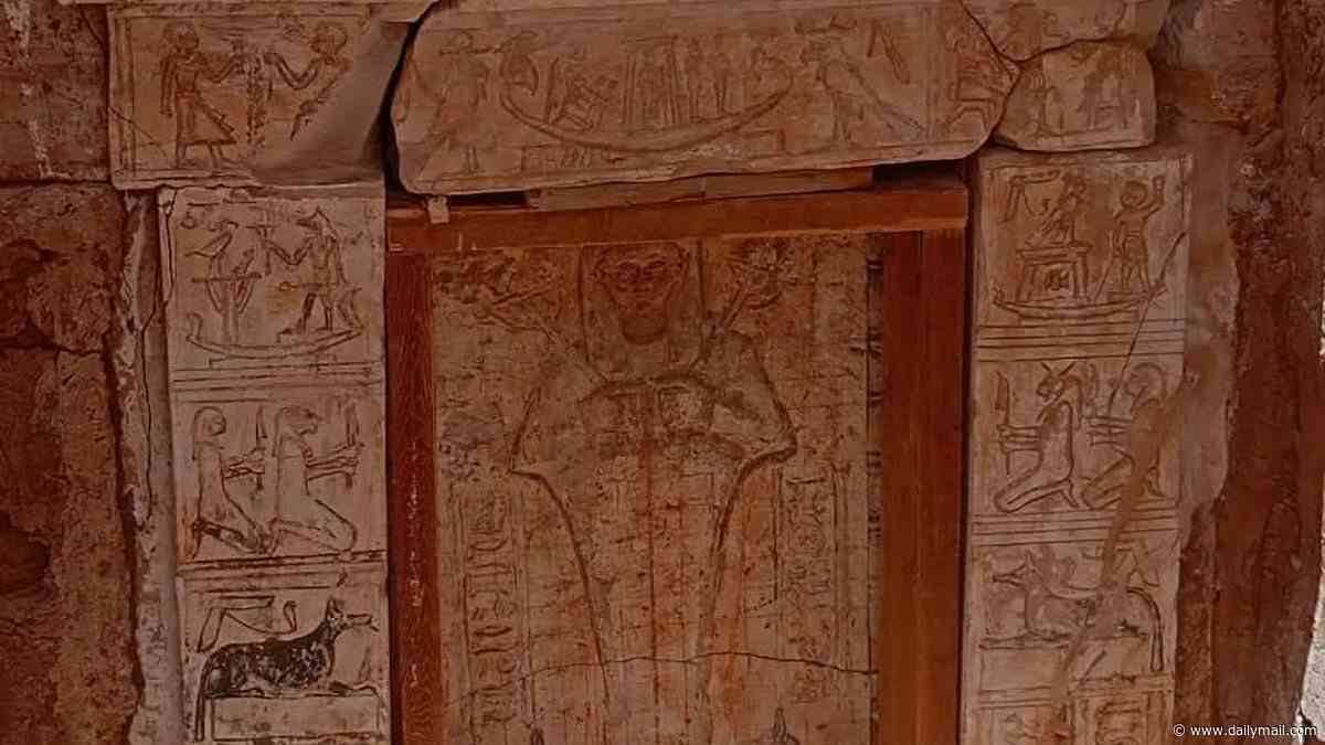 Ancient Egyptian 'gateway to the underworld' discovered inside remarkable Roman pyramid tomb