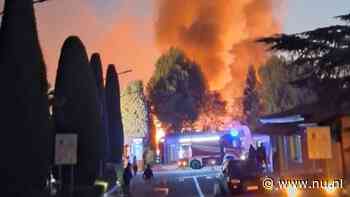 24 gewonden bij grote brand op camping bij Gardameer