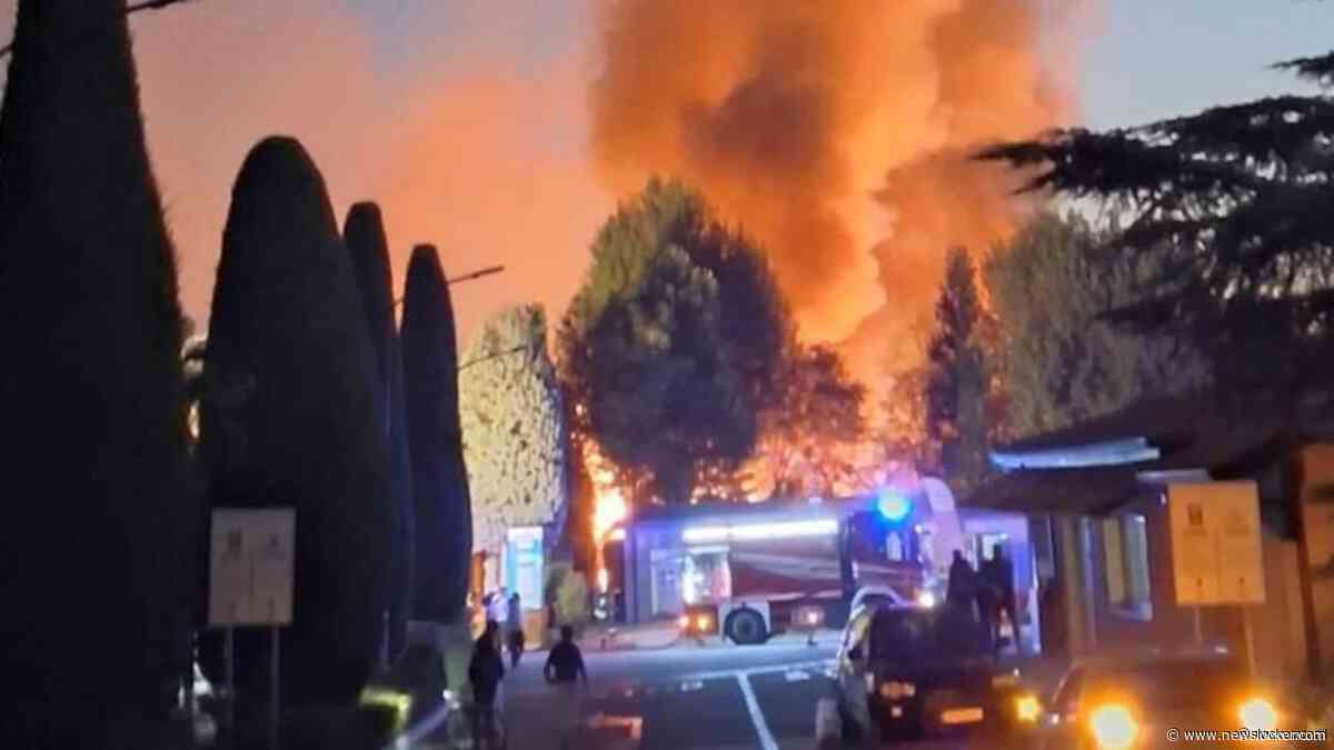 24 gewonden bij grote brand op camping bij Gardameer
