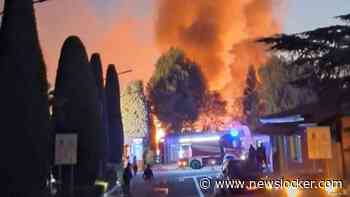 24 gewonden bij grote brand op camping bij Gardameer