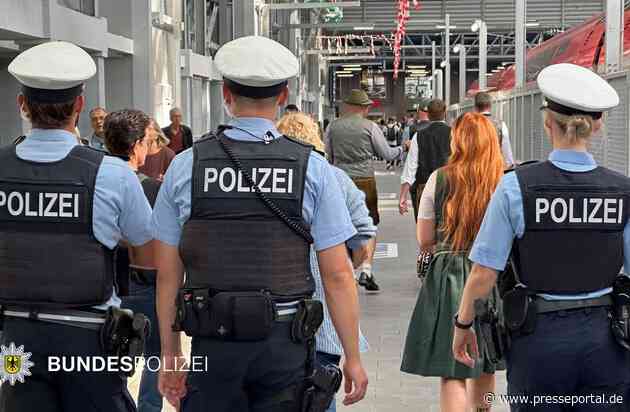 Bundespolizeidirektion München: Bundespolizei zieht "positive Wiesnbilanz" anlässlich des Einsatzes zum 191. Münchner Oktoberfest