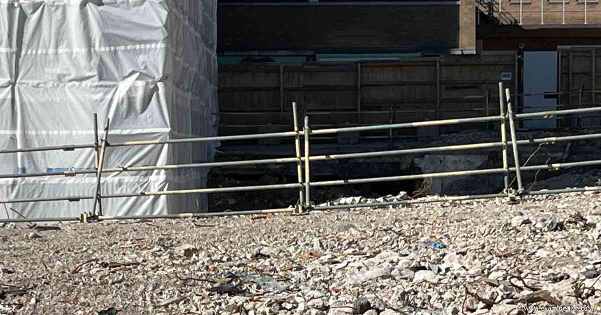 Dramatic photos show Yorkshire shopping centre flattened as once-popular destination reduced to rubble