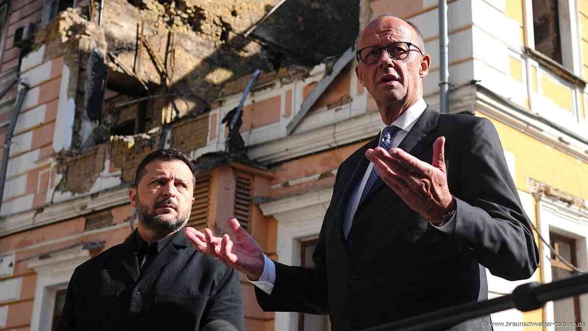 Merz in Kiew: In Sachen Ukraine-Hilfe geht der Kanzler voll ins Risiko