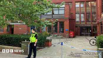 Man arrested as university buildings cordoned off