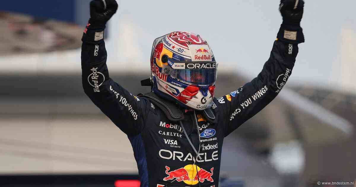 Verstappen pakt zijn eerste zege van het jaar! Nederlander maakt indruk op chaotische regendag