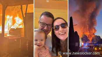 Jennifer (27) en Dominick (45) ontsnapten met hun baby aan vuurzee Gardameer: ’We hebben helemaal niks meer’