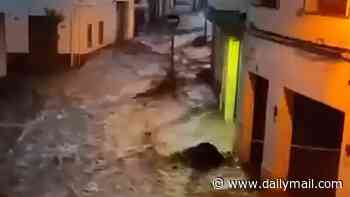 Two people killed as 'mini-hurricane' brings devastating floods to Spain tourist region with more rain forecast