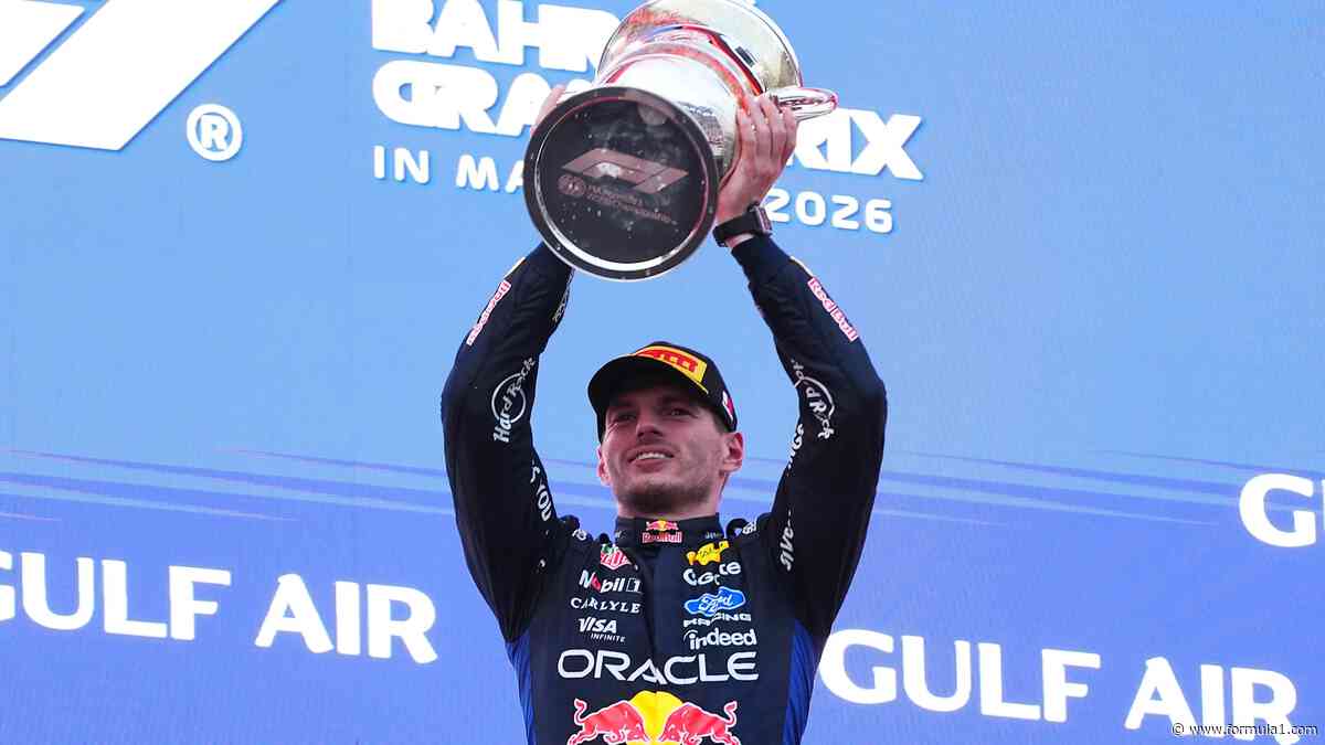 Verstappen ‘incredibly proud’ after historic Bahrain GP win