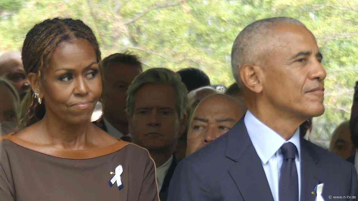 "Es wird immer schöner": Michelle und Barack Obama umschmeicheln sich zum Hochzeitstag