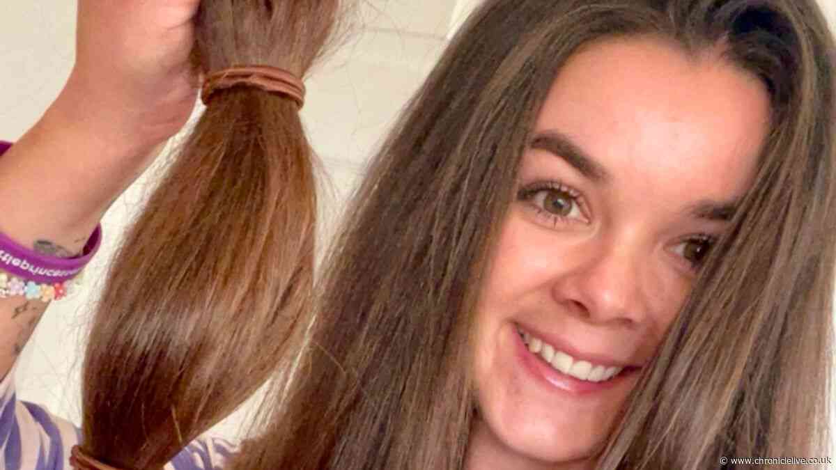 Meet the Newcastle woman who has donated 57 inches of her hair to children in need