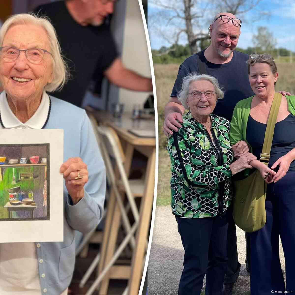Dennis heeft een missie: zoveel mogelijk kaartjes voor (bijna) 100-jarige Truus