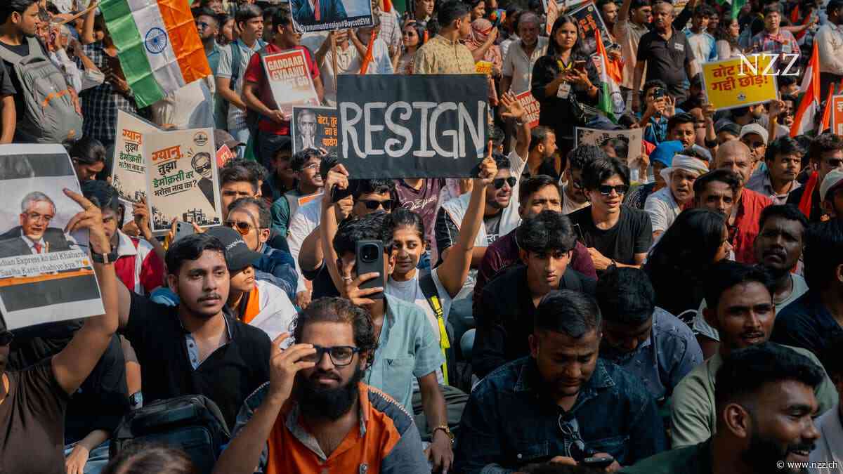 Proteste gegen Indiens Wahlkommission: Das Vertrauen in den demokratischen Prozess ist beschädigt
