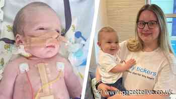 Baby boy born with life-threatening heart condition underwent major surgery at one week old