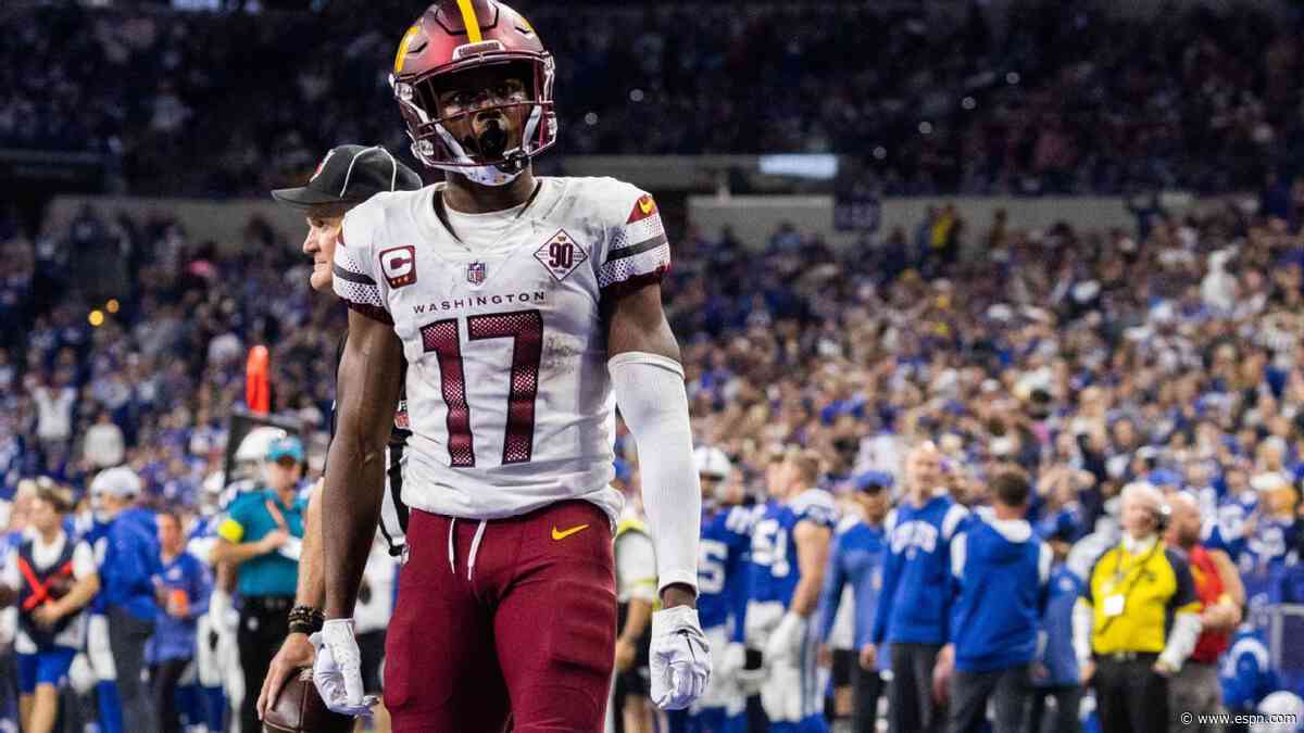 Commanders WR McLaurin won't play against Colts