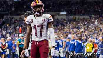 Commanders WR McLaurin won't play against Colts
