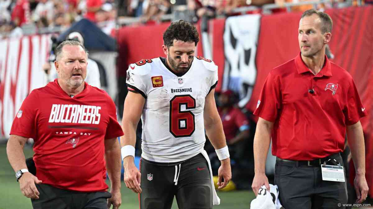 Sources: Mayfield out 3-6 weeks, depending on when QB can grip football