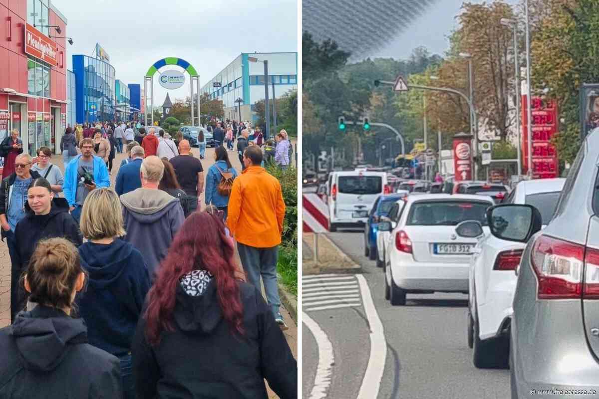 Wegen verkaufsoffenem Sonntag im Chemnitz-Center: Stau auf A 4 und B 95