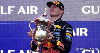 Wilhelmus laat even op zich wachten na lange droogte Max Verstappen: ‘Op deze zege moeten we heel trots zijn’
