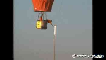 KRQE Classics: Balloon pilot grabs keys during 1989's Albuquerque Balloon Fiesta competition