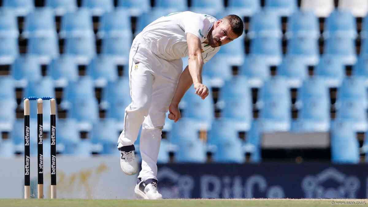 Nortje dreams of Test cap again with notable performance against Australia in his head