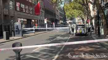 Two men in their 20s stabbed in Charing Cross with massive police cordon in place