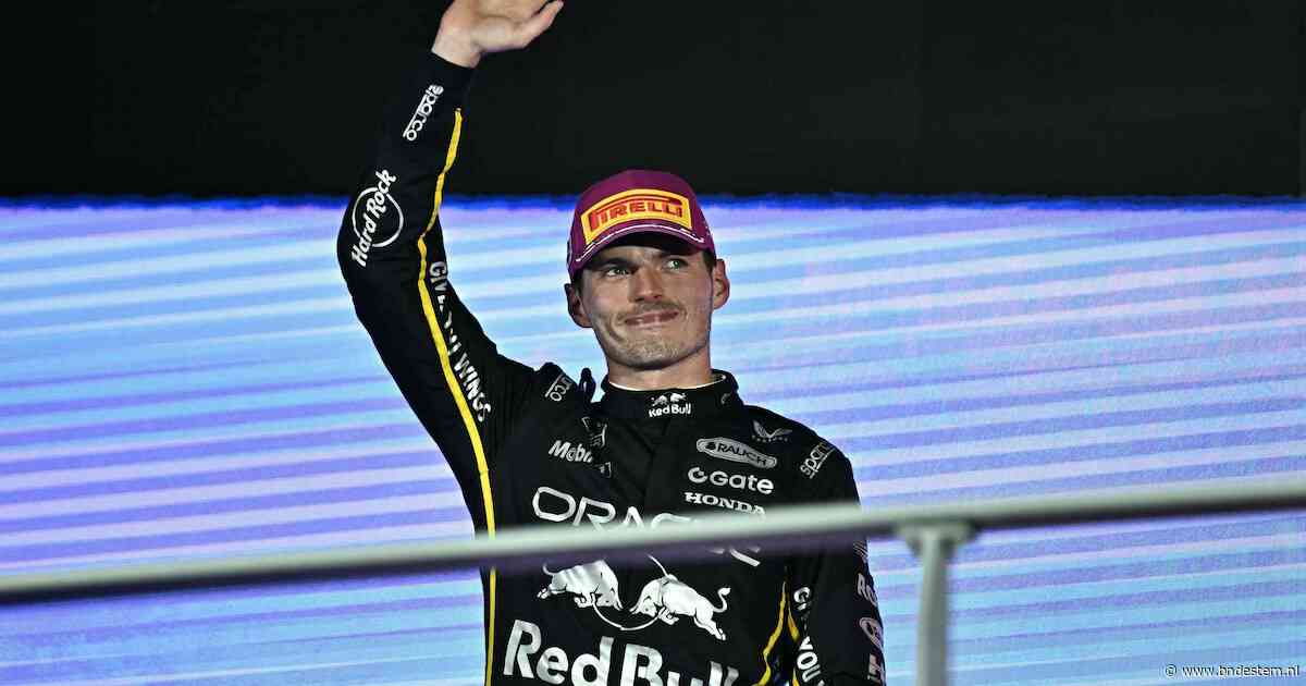 Formule 1 | Zo laat komt Max Verstappen in actie bij sprintweekend in Singapore