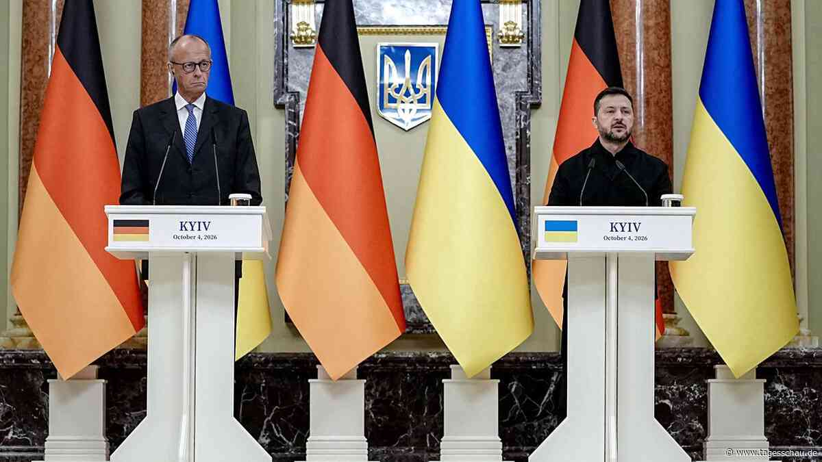 Merz-Besuch in Kiew: Eine Milliarde Militärhilfe für die Ukraine