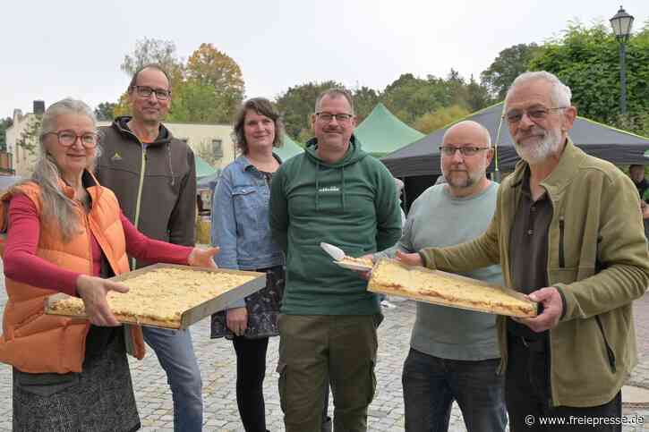 Früchteflaute in Lößnitz: Riesen-Apfelkuchen wird zur Herausforderung