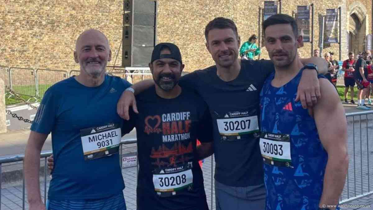 Aaron Ramsey stuns fans with incredible Cardiff Half Marathon time