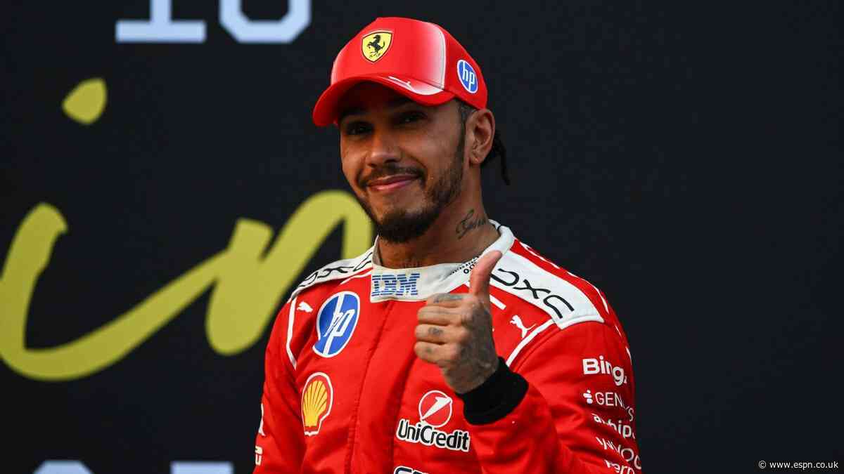 Hamilton jokes about failed slick tyres gamble
