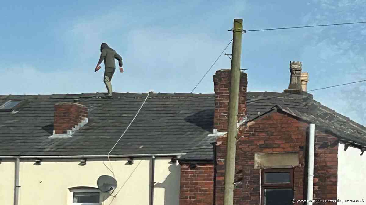 Suspected burglar, 29, arrested after Hindley rooftop standoff