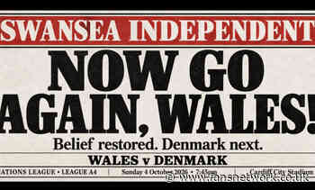 WALES HAVE THE BELIEF — NOW GO AGAIN ! TEAM NEWS