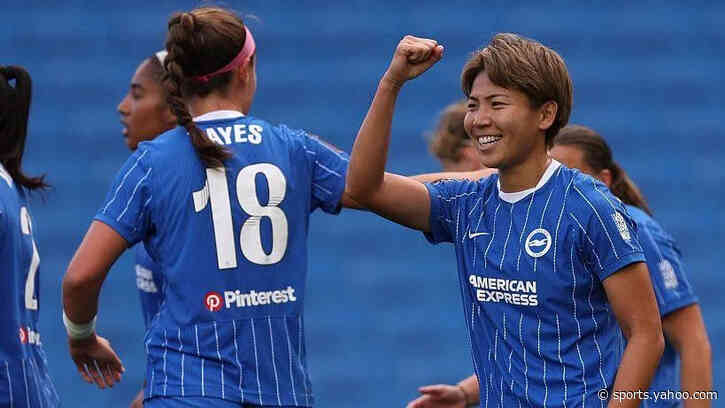 Seike double helps Brighton to first WSL win of season