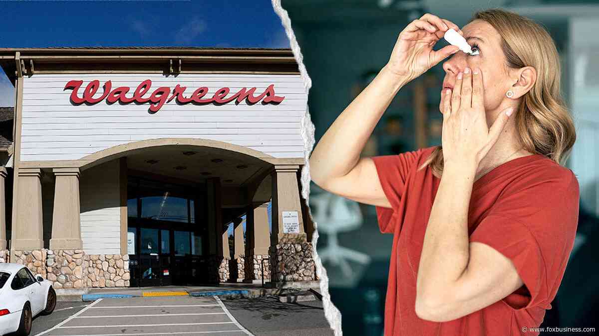 Popular eye drops sold at Walgreens recalled over sterility concerns