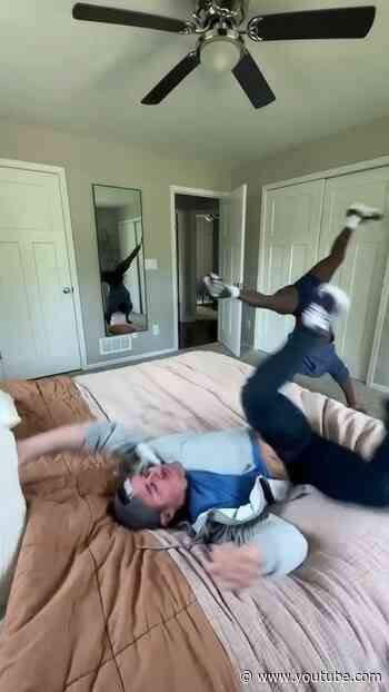 Mission: Catch an Olympic gymnast. Difficulty: Impossible. ❌