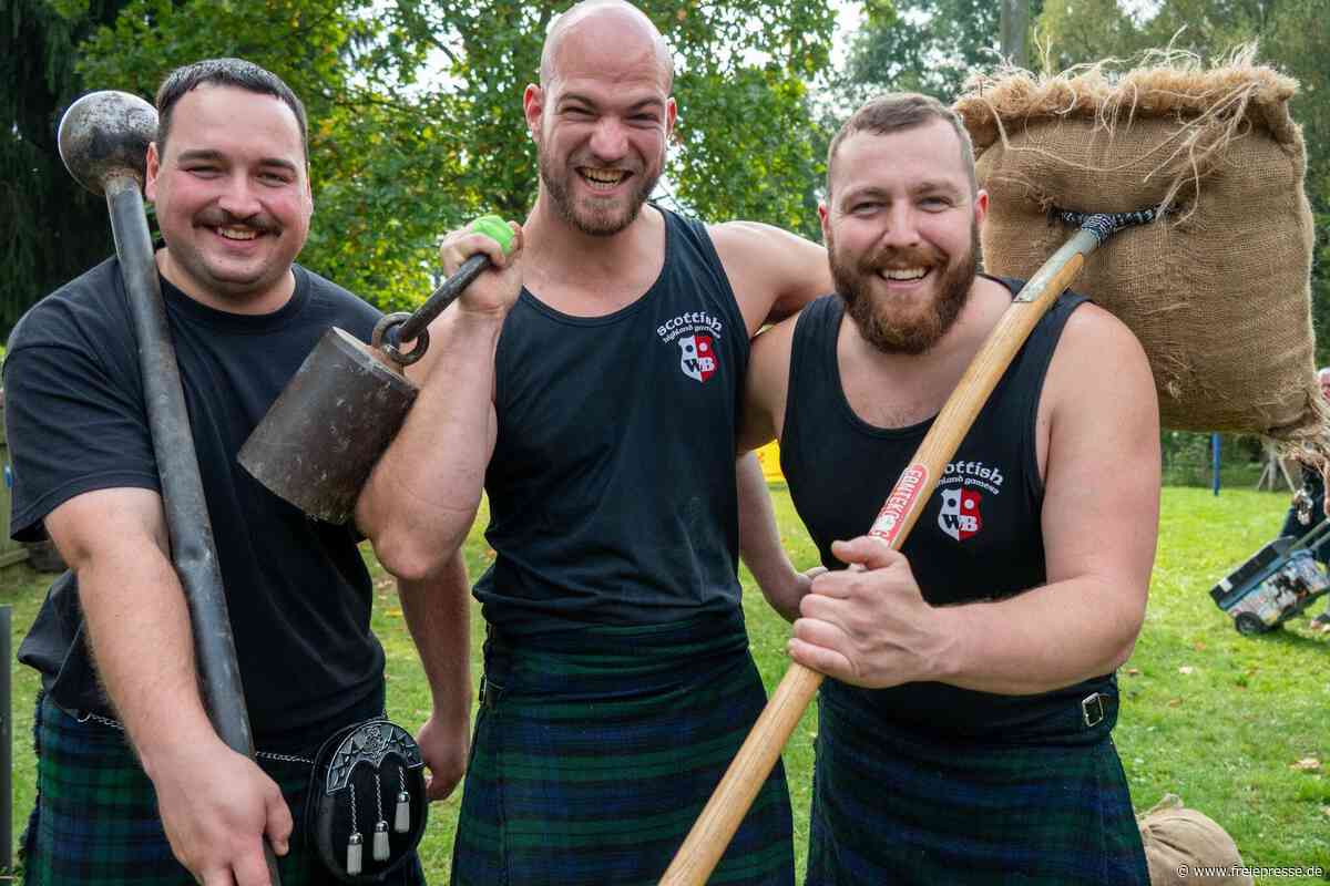Kraftwettbewerb Highland Games in Wechselburg: Fünf Zahlen und die spannenden Fakten dahinter